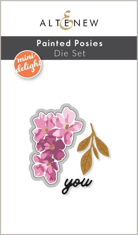 Mini Delight: Painted Posies Stamp & Die Set