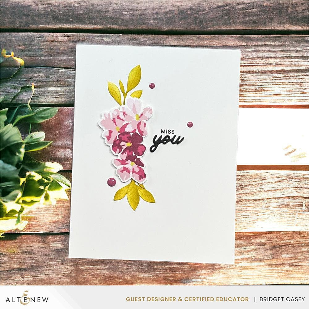 Mini Delight: Painted Posies Stamp & Die Set