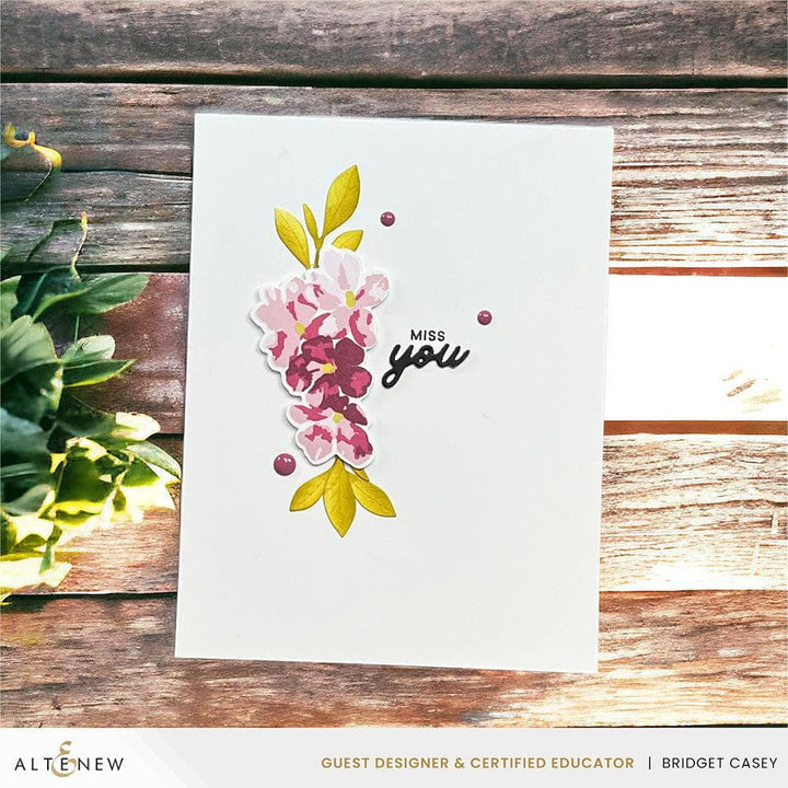Mini Delight: Painted Posies Stamp & Die Set