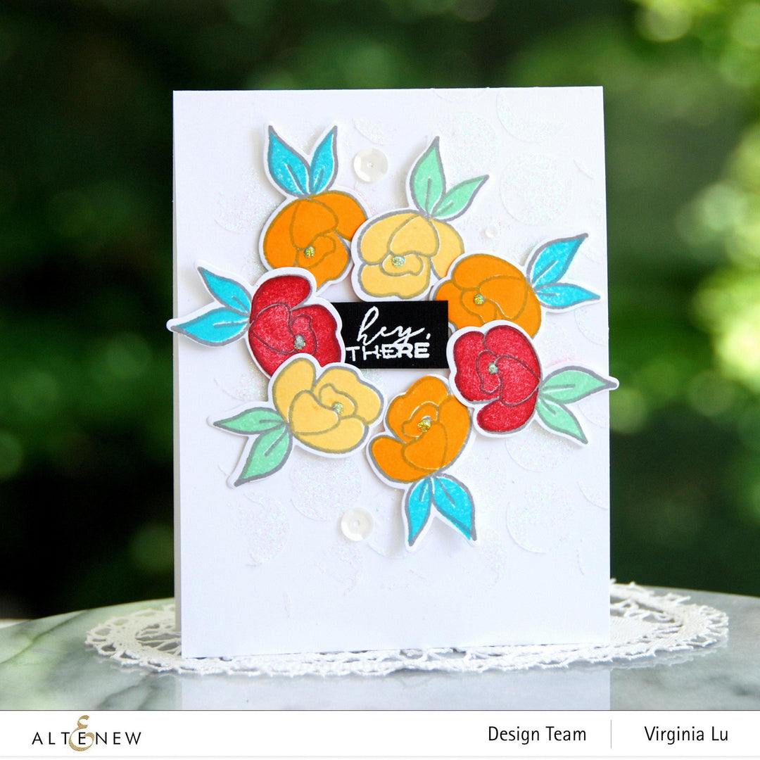 Altenew Mini Delight Mini Delight: Petite Posy Stamp & Die Set