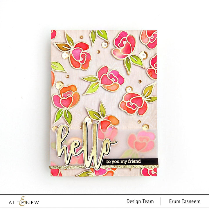 Altenew Mini Delight Mini Delight: Petite Posy Stamp & Die Set