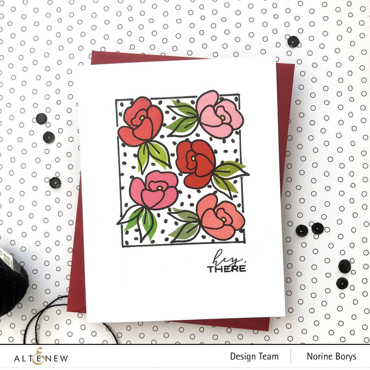 Altenew Mini Delight Mini Delight: Petite Posy Stamp & Die Set