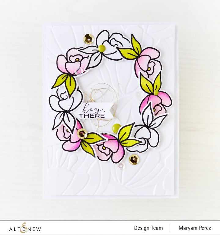 Altenew Mini Delight Mini Delight: Petite Posy Stamp & Die Set
