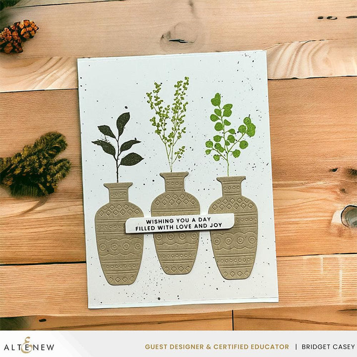 Mini Delight: Plants & Vases Stamp & Die Set
