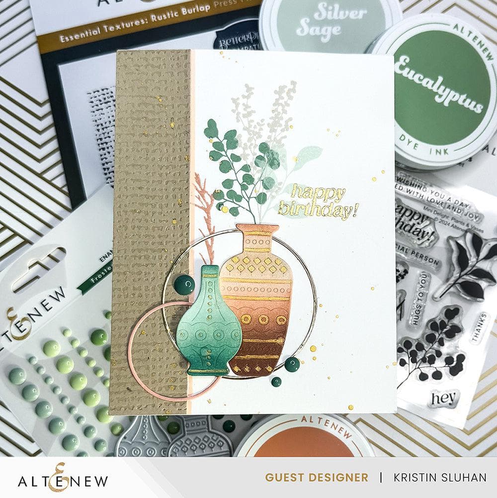 Mini Delight: Plants & Vases Stamp & Die Set