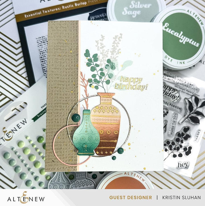 Mini Delight: Plants & Vases Stamp & Die Set