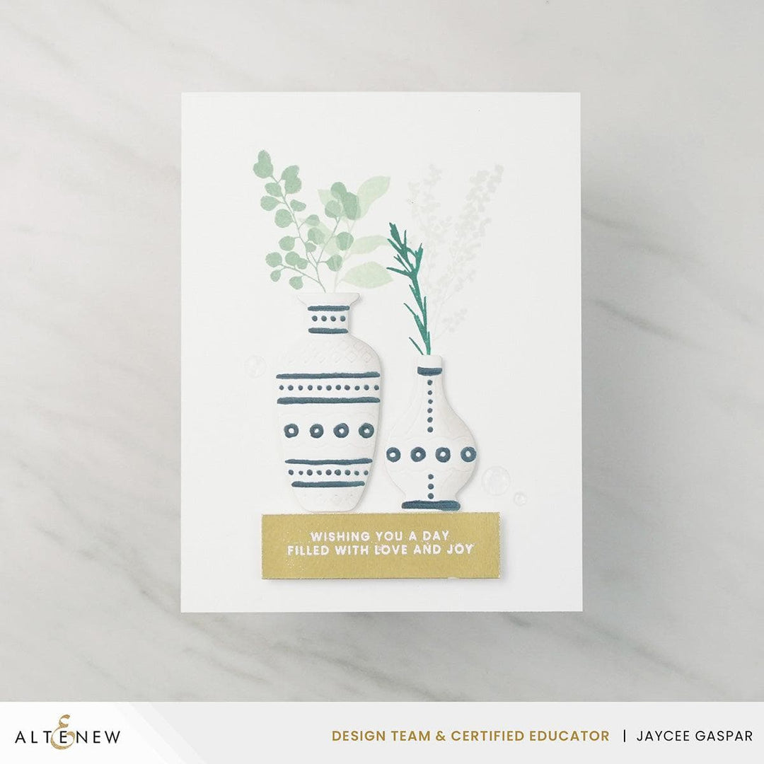 Mini Delight: Plants & Vases Stamp & Die Set