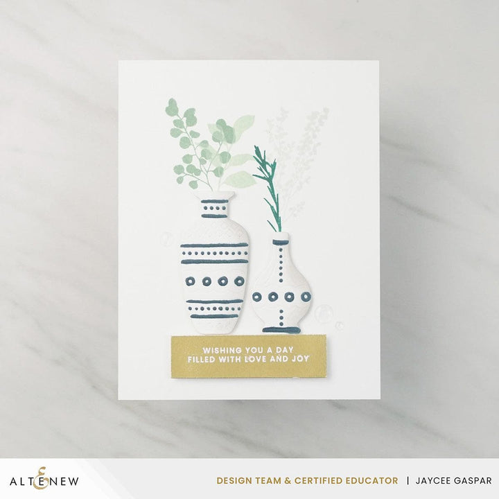 Mini Delight: Plants & Vases Stamp & Die Set