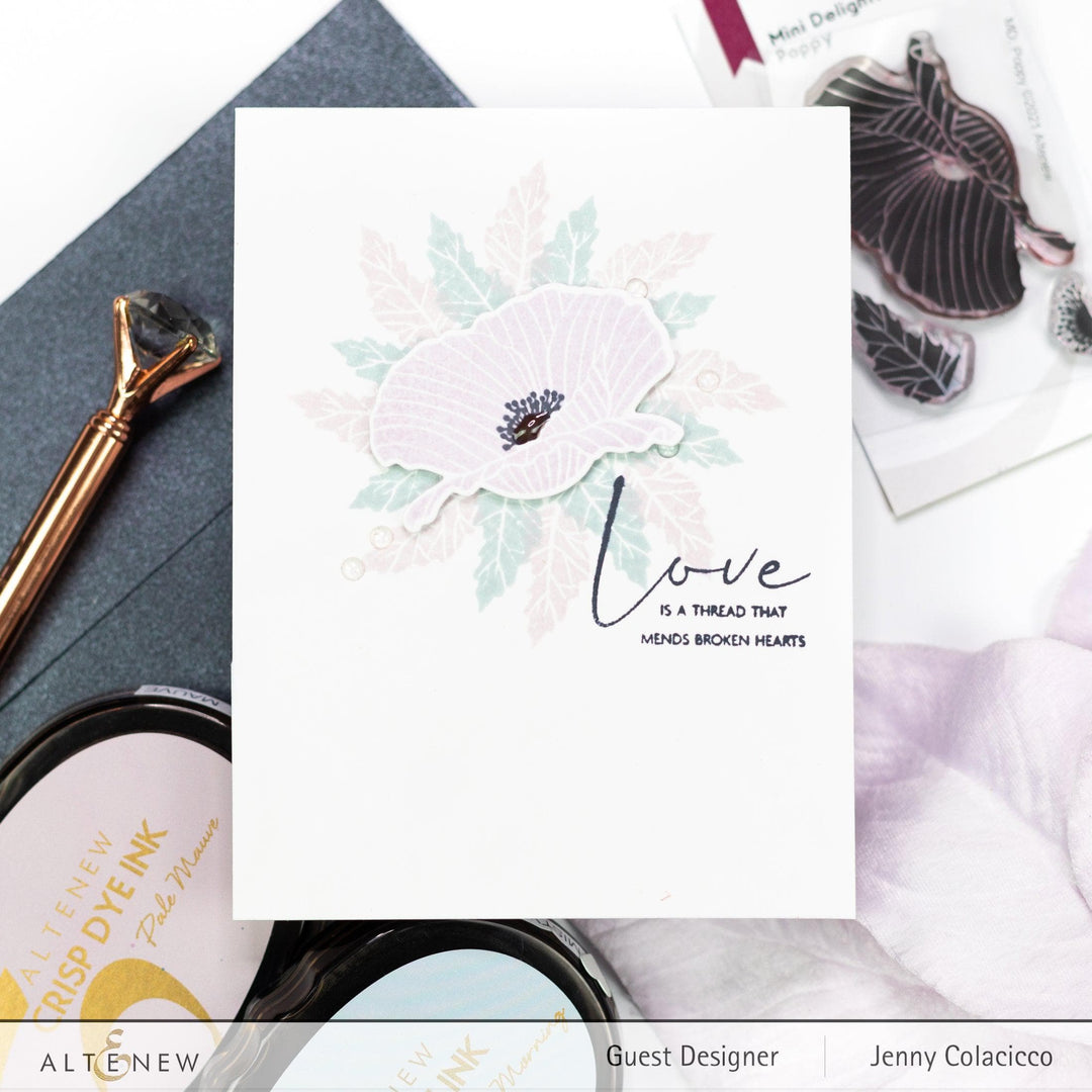 Altenew Mini Delight Mini Delight: Poppy Stamp & Die Set