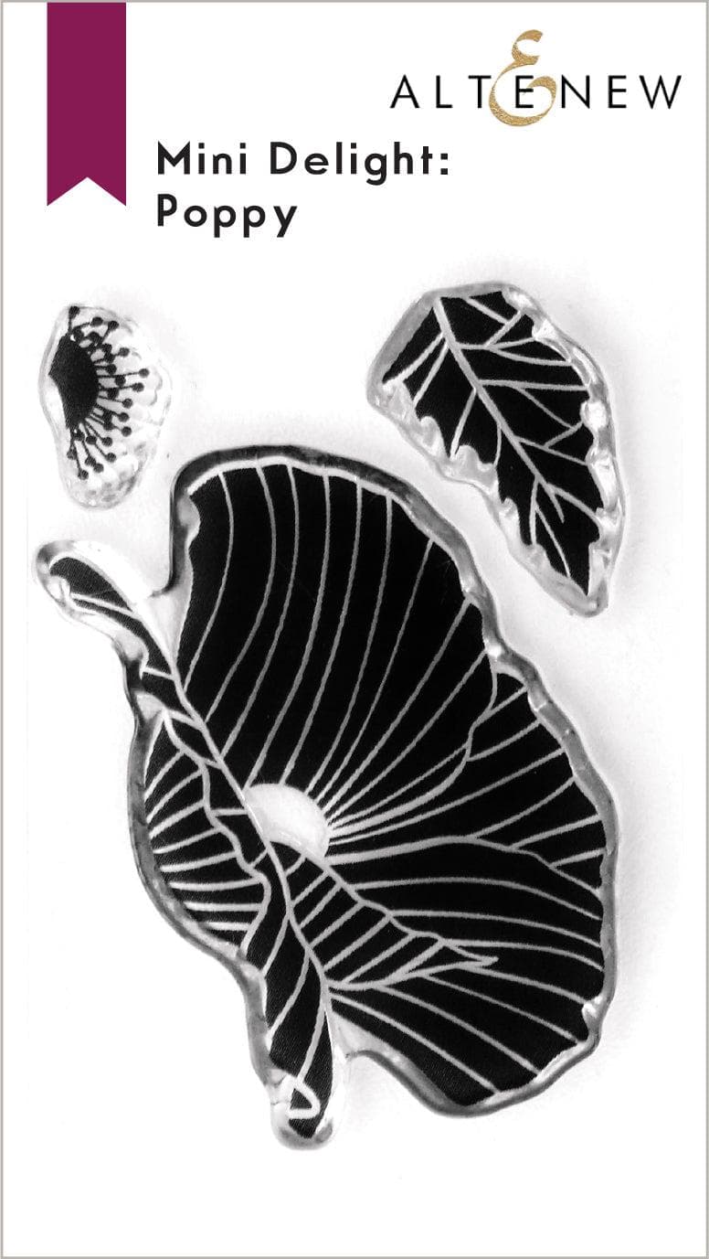 Altenew Mini Delight Mini Delight: Poppy Stamp & Die Set