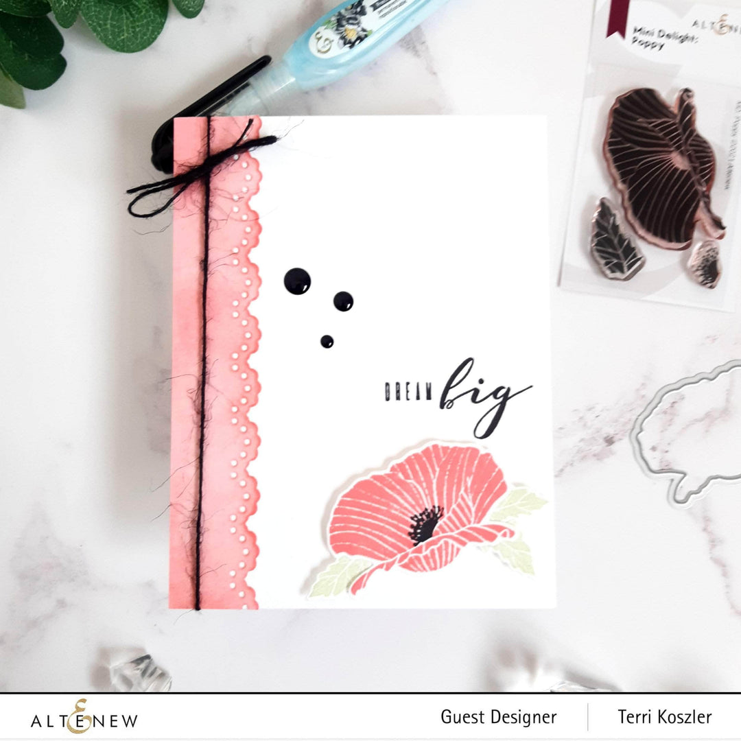 Altenew Mini Delight Mini Delight: Poppy Stamp & Die Set