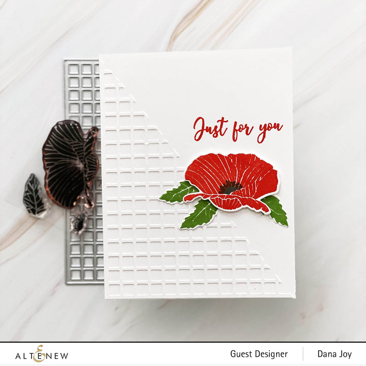 Altenew Mini Delight Mini Delight: Poppy Stamp & Die Set