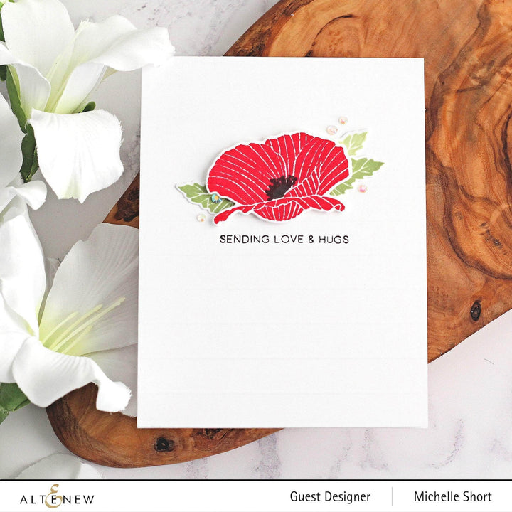 Altenew Mini Delight Mini Delight: Poppy Stamp & Die Set