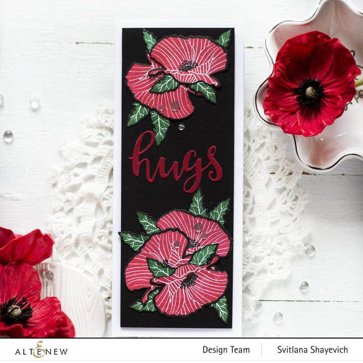 Altenew Mini Delight Mini Delight: Poppy Stamp & Die Set