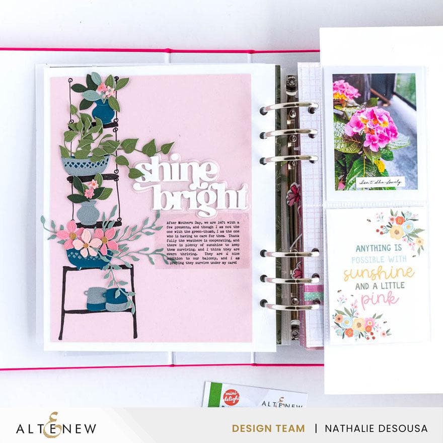 Mini Delight: Potted Shelves Stamp & Die Set