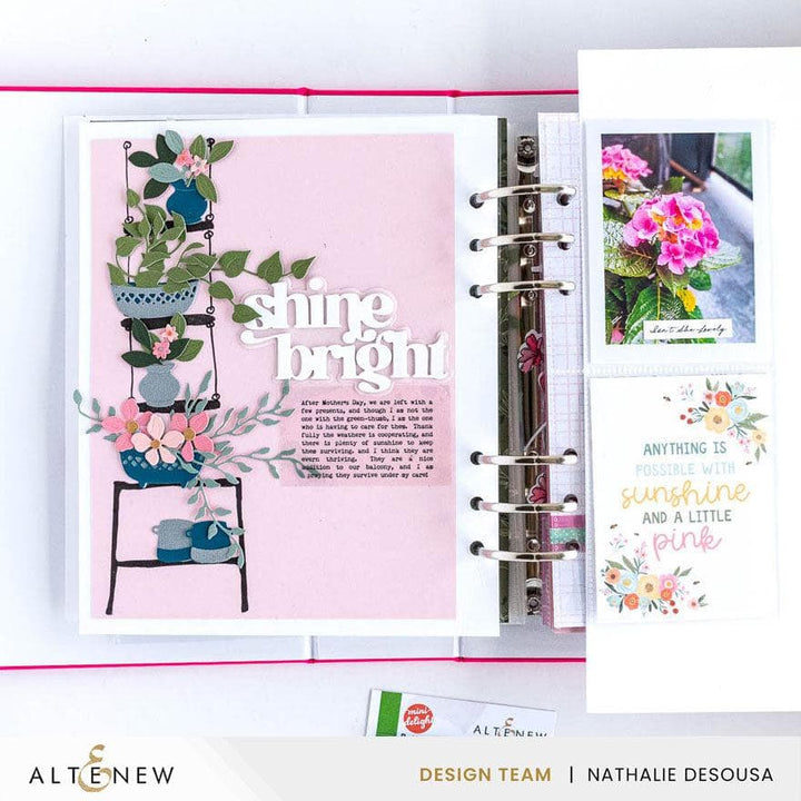 Mini Delight: Potted Shelves Stamp & Die Set