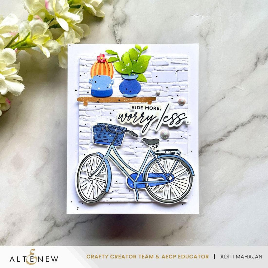 Mini Delight: Potted Shelves Stamp & Die Set
