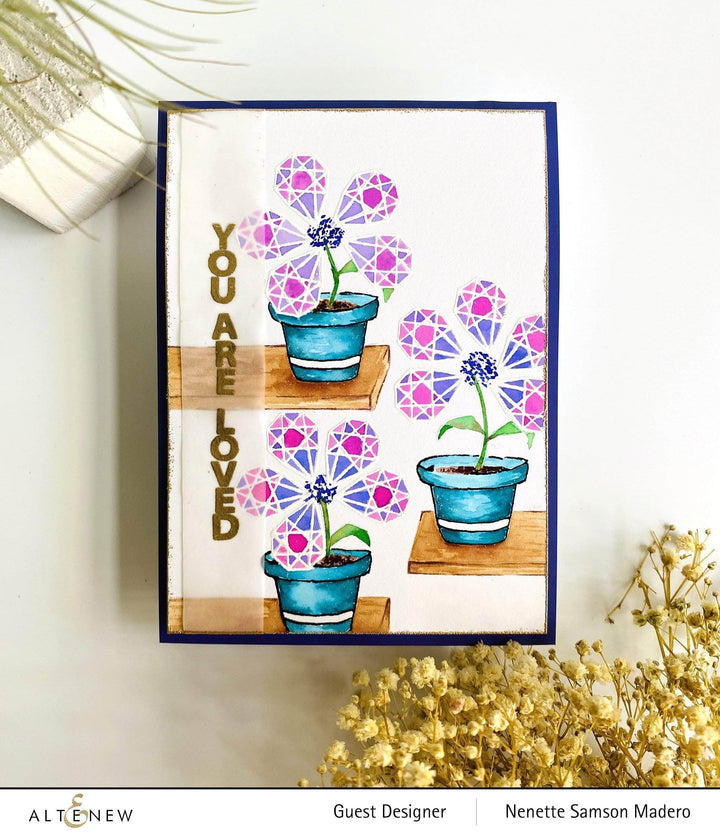 Altenew Mini Delight Mini Delight: Precious Florette Stamp & Die Set