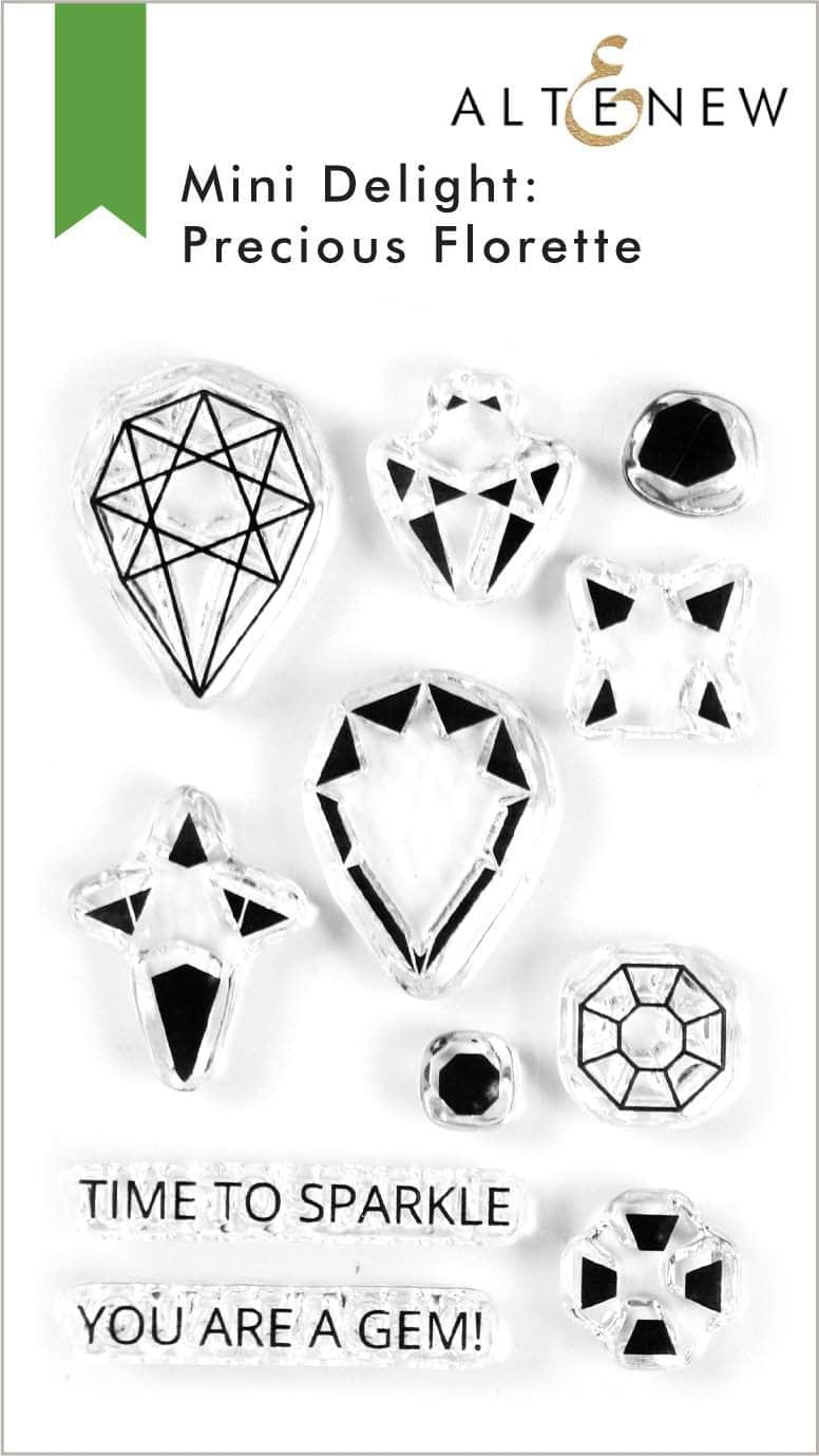 Altenew Mini Delight Mini Delight: Precious Florette Stamp & Die Set