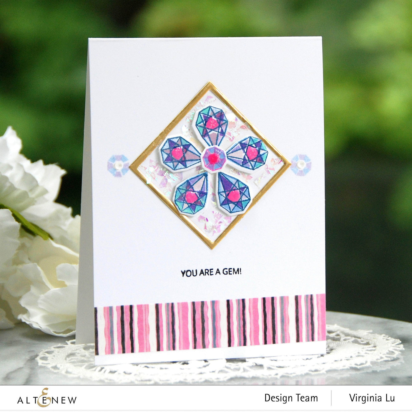 Mini Delight: Precious Florette Stamp & Die Set