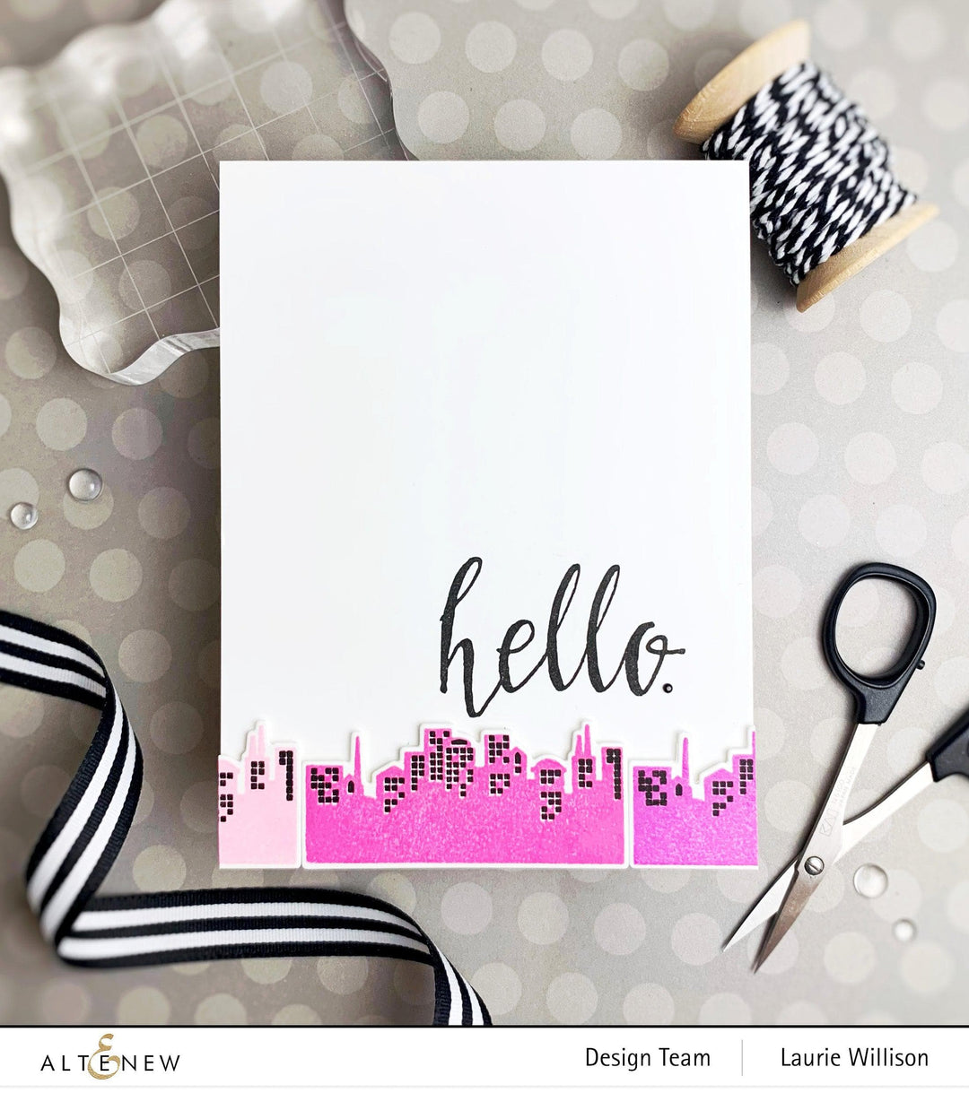 Altenew Mini Delight Mini Delight: Pretty City Stamp & Die Set