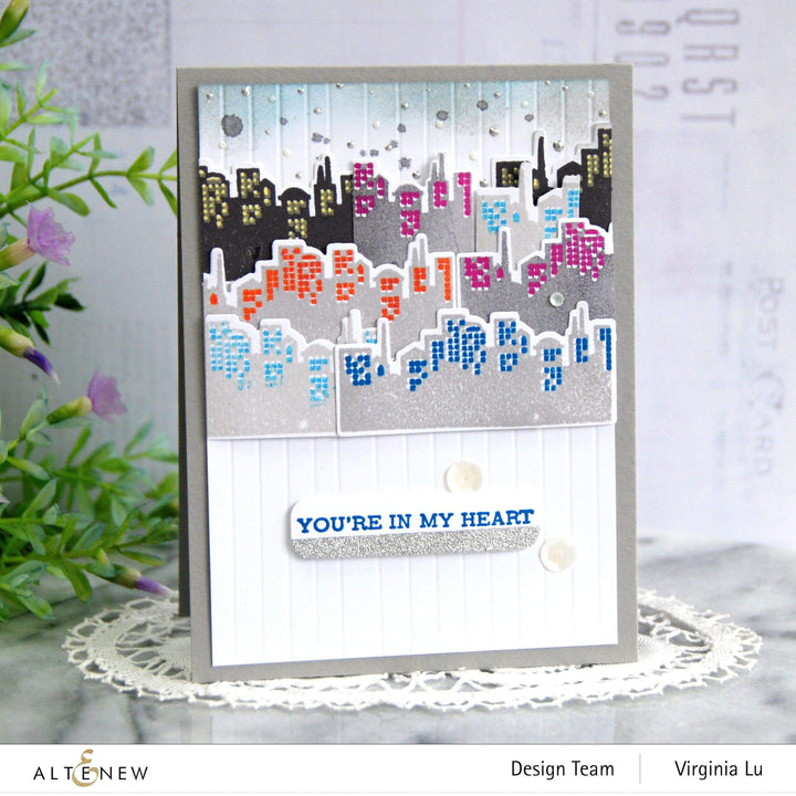 Altenew Mini Delight Mini Delight: Pretty City Stamp & Die Set