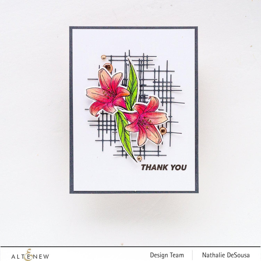 Altenew Mini Delight Mini Delight: Proud Amaryllis Stamp & Die Set