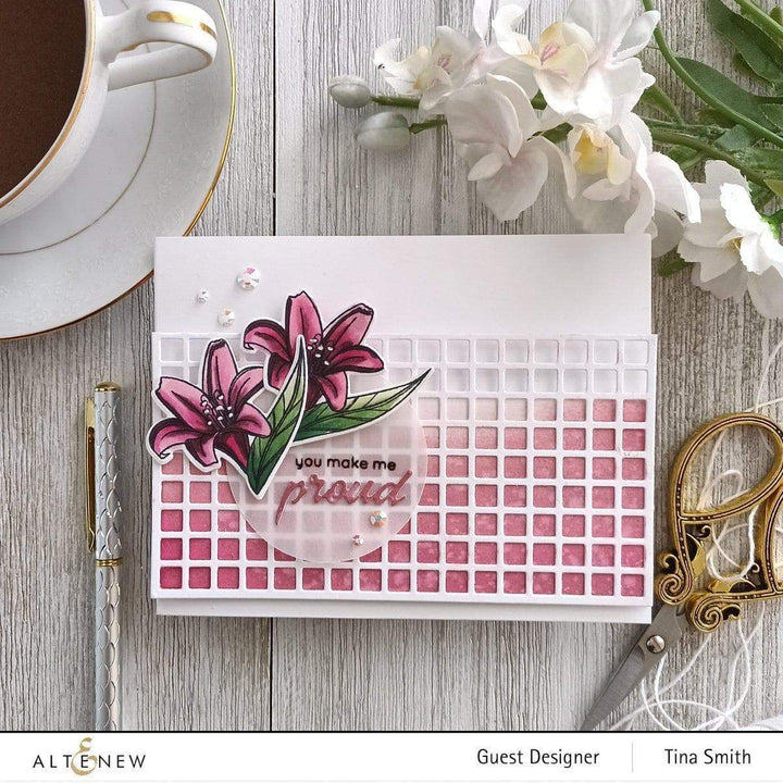 Altenew Mini Delight Mini Delight: Proud Amaryllis Stamp & Die Set