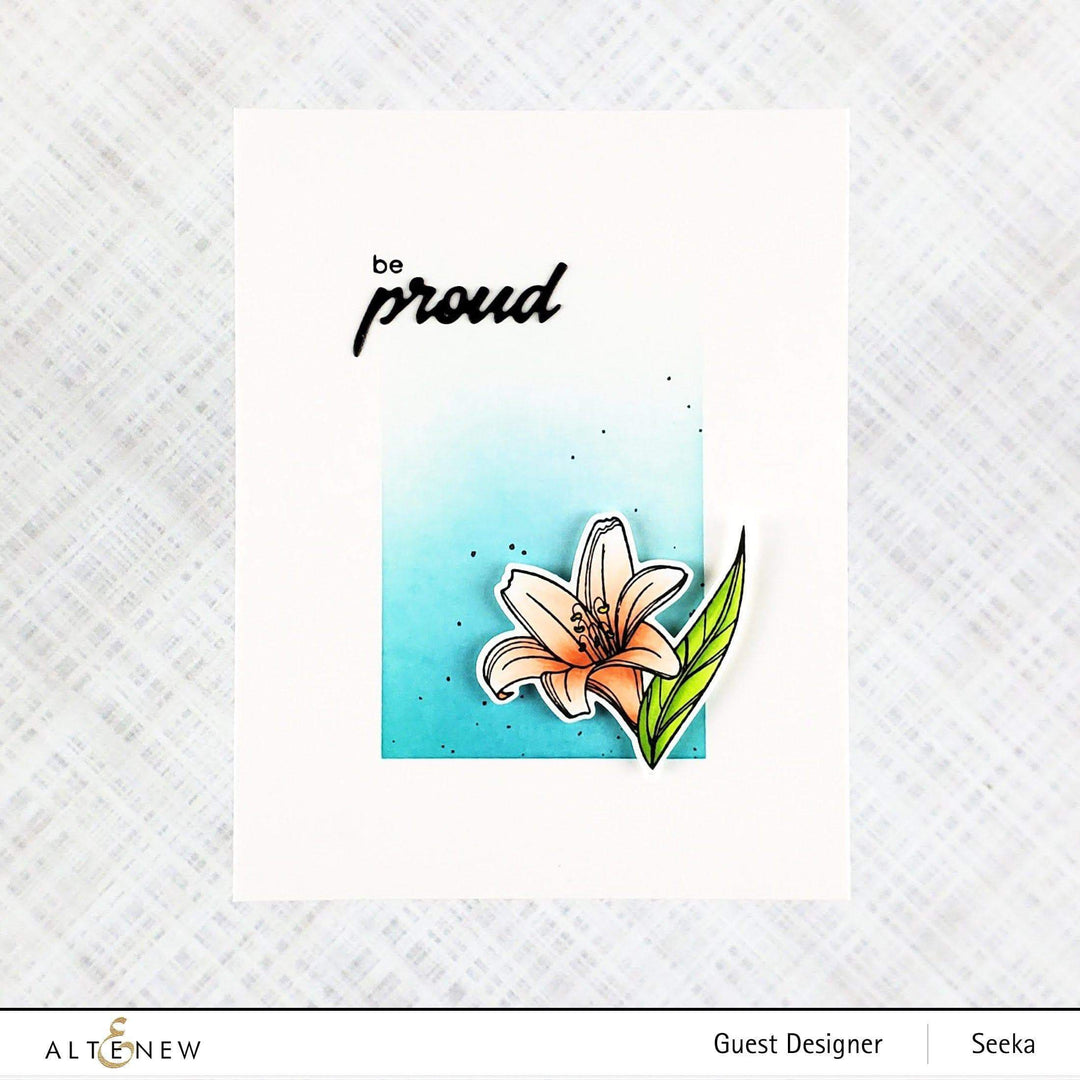 Altenew Mini Delight Mini Delight: Proud Amaryllis Stamp & Die Set