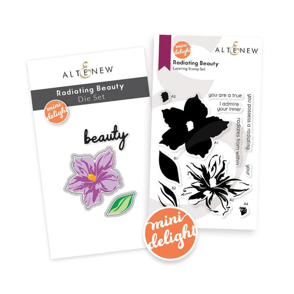 Altenew Mini Delight Mini Delight: Radiating Beauty Stamp & Die Set