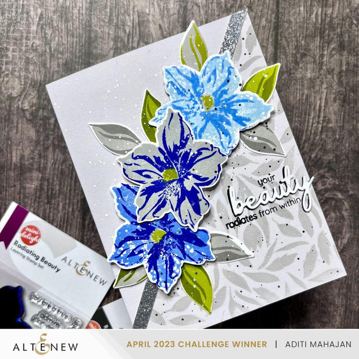 Altenew Mini Delight Mini Delight: Radiating Beauty Stamp & Die Set