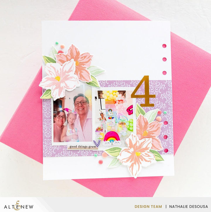 Altenew Mini Delight Mini Delight: Radiating Beauty Stamp & Die Set