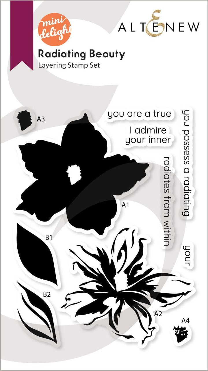Altenew Mini Delight Mini Delight: Radiating Beauty Stamp & Die Set