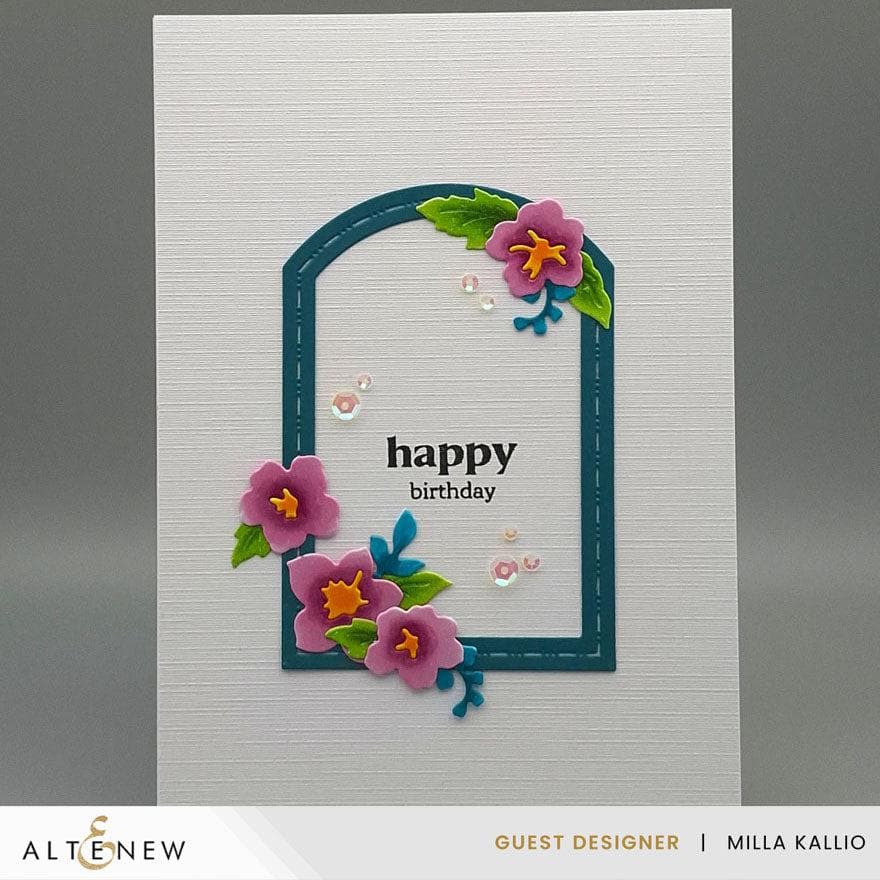 Mini Delight: Regal Frame Stamp & Die Set