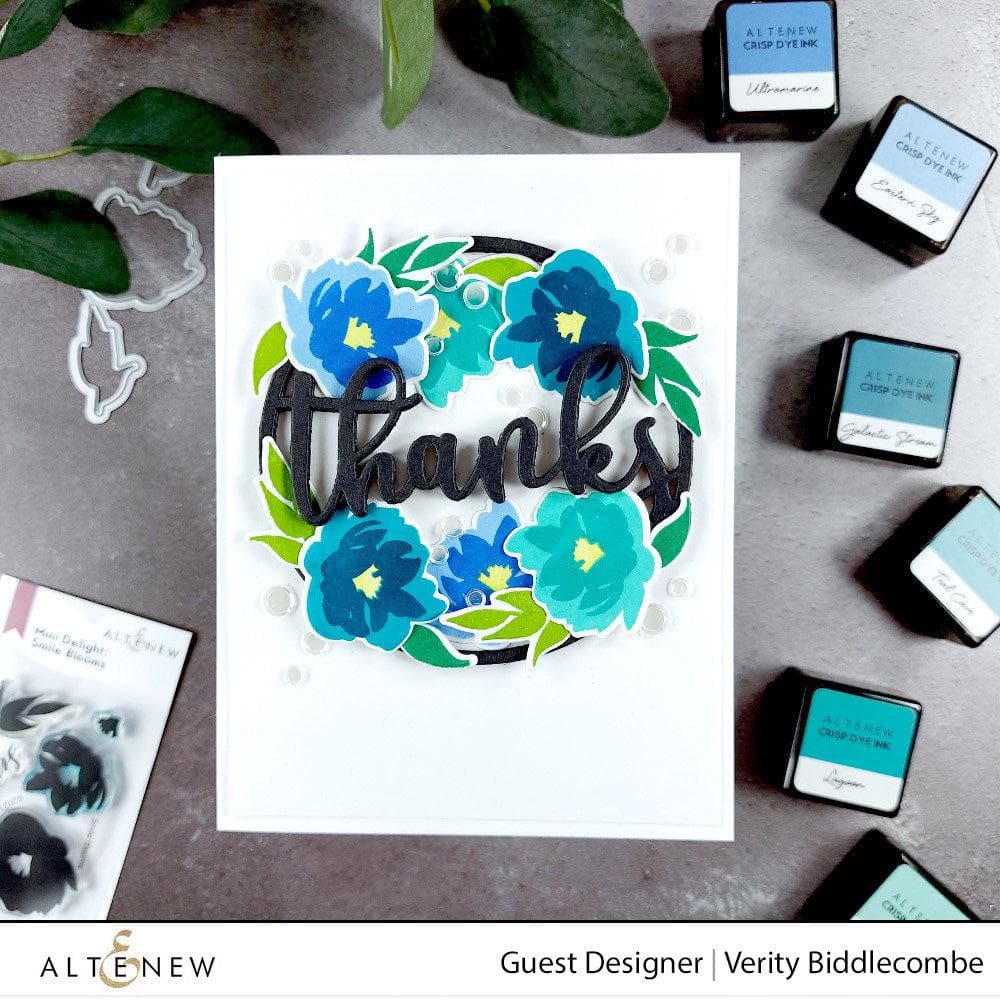 Altenew Mini Delight Mini Delight: Smile Blooms Stamp & Die Set