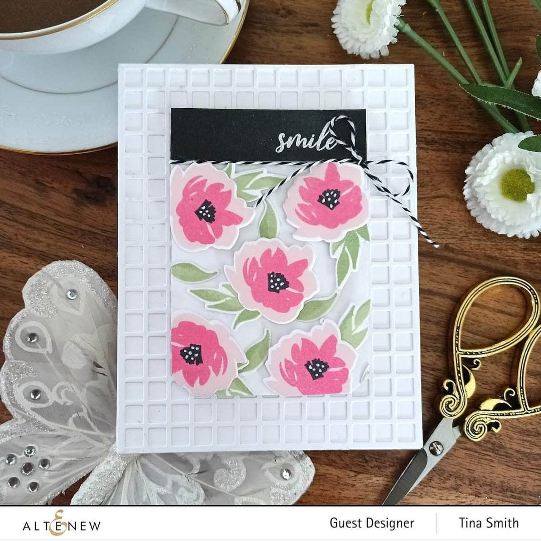 Altenew Mini Delight Mini Delight: Smile Blooms Stamp & Die Set