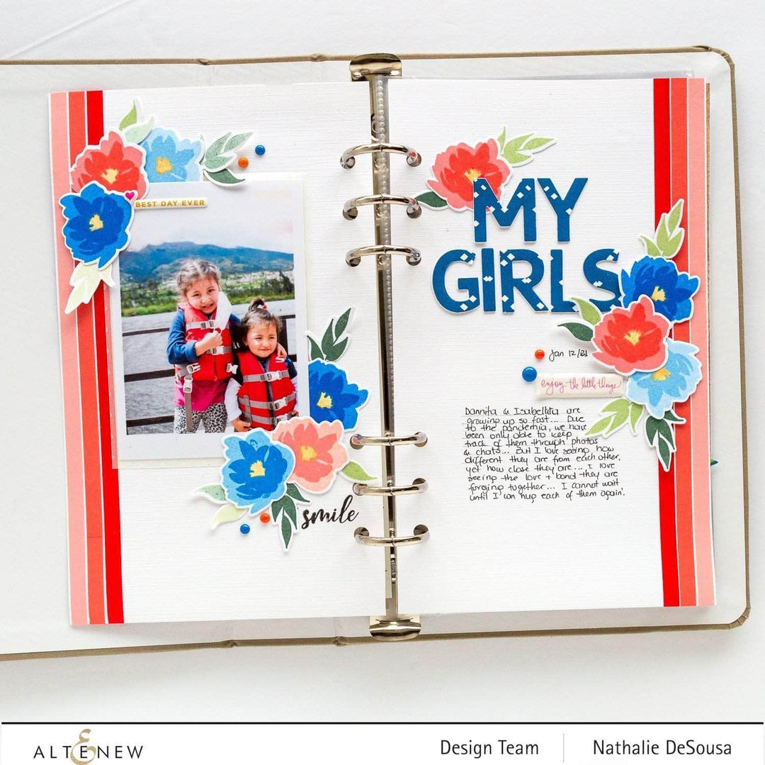 Altenew Mini Delight Mini Delight: Smile Blooms Stamp & Die Set