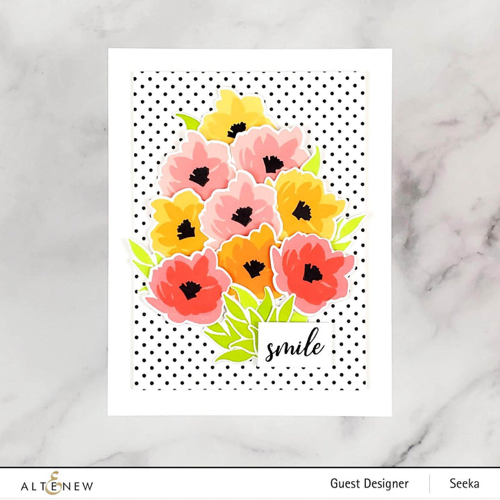 Altenew Mini Delight Mini Delight: Smile Blooms Stamp & Die Set