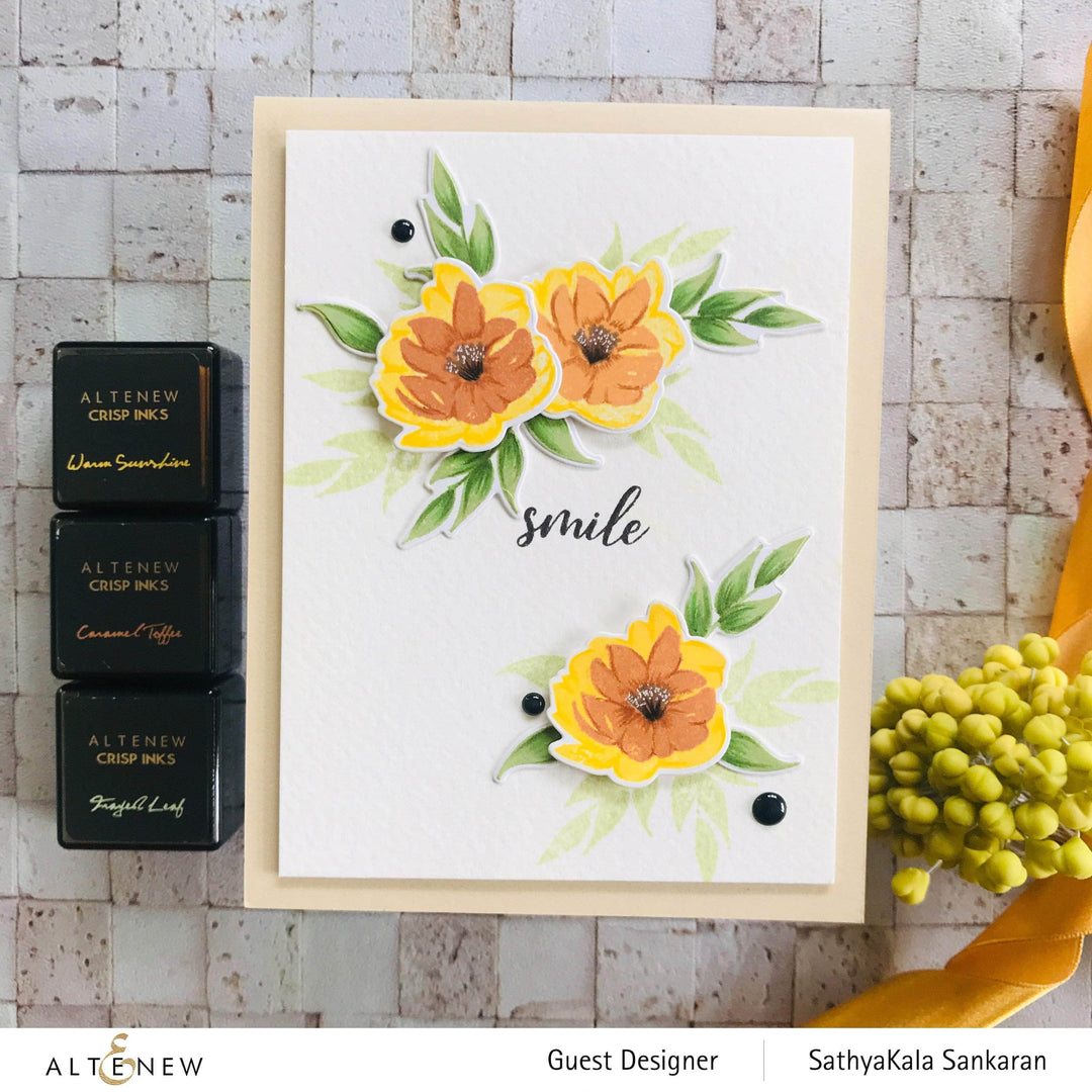 Altenew Mini Delight Mini Delight: Smile Blooms Stamp & Die Set
