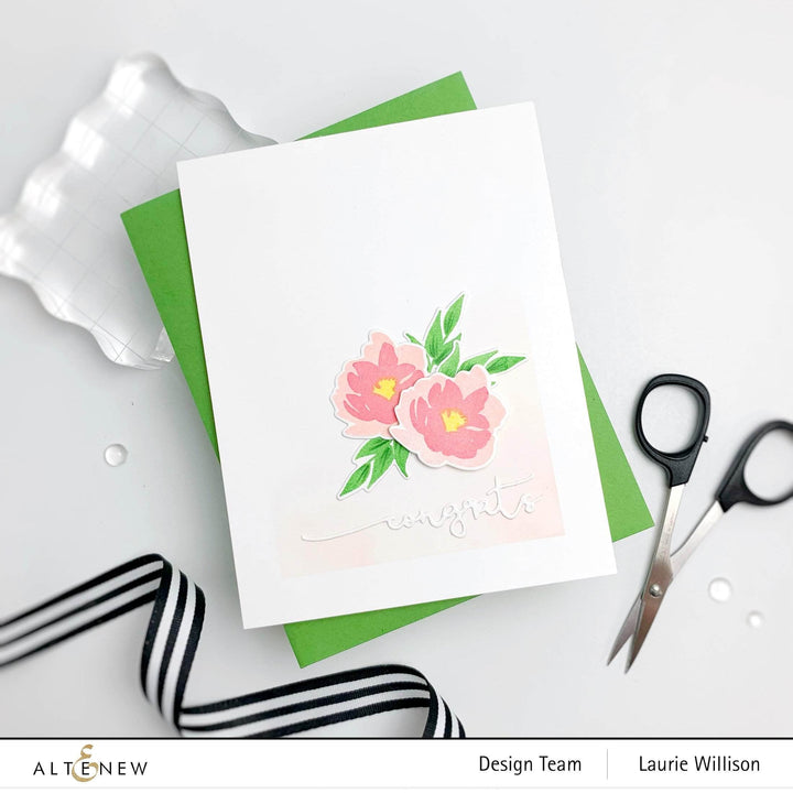 Altenew Mini Delight Mini Delight: Smile Blooms Stamp & Die Set