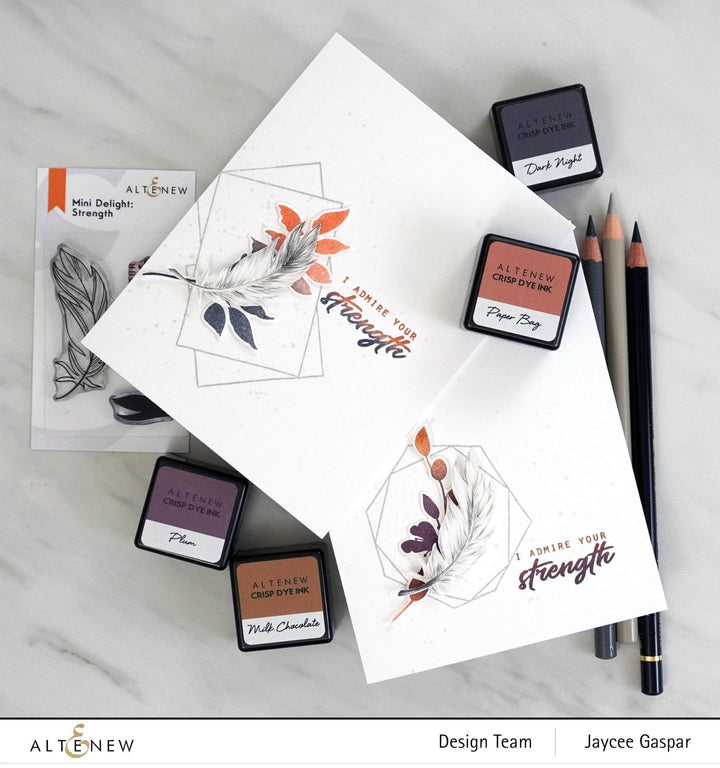Altenew Mini Delight Mini Delight: Strength Stamp & Die Set