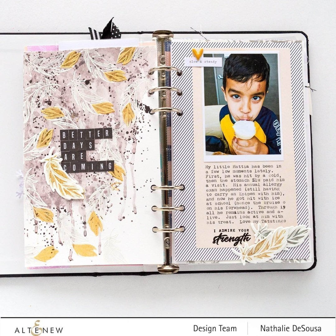 Altenew Mini Delight Mini Delight: Strength Stamp & Die Set