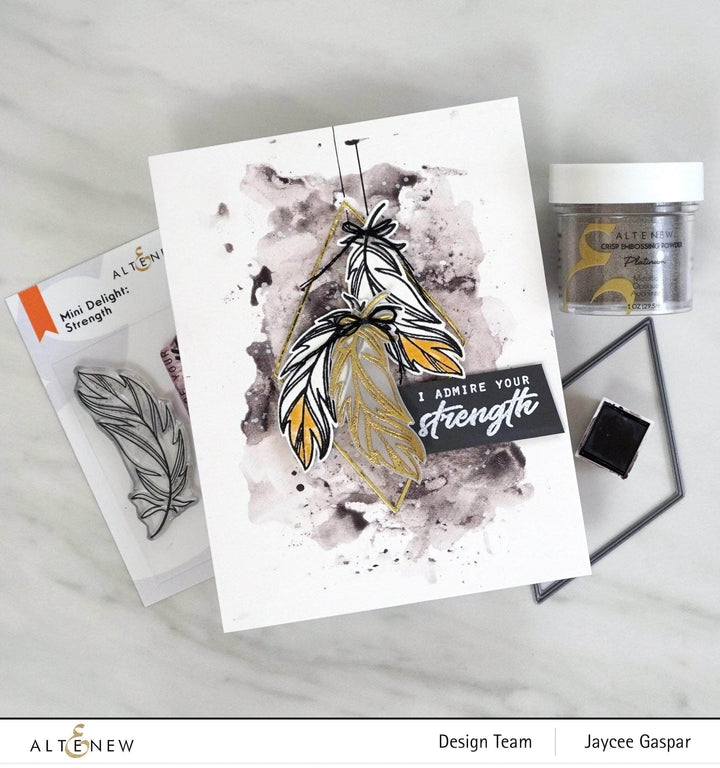Altenew Mini Delight Mini Delight: Strength Stamp & Die Set