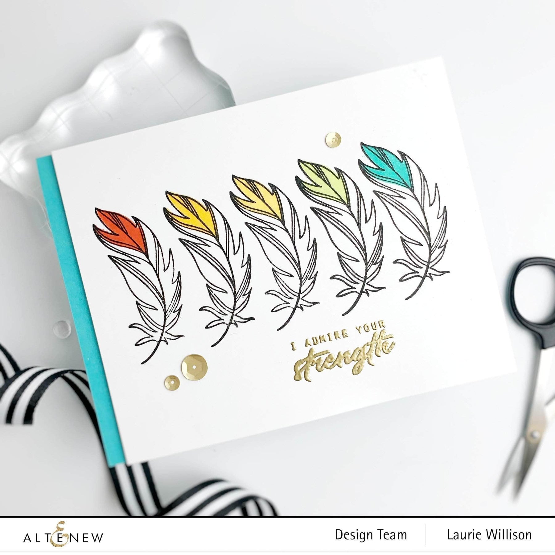 Strength Stamp Mini Delight: Strength Stamp & Die Set | Altenew