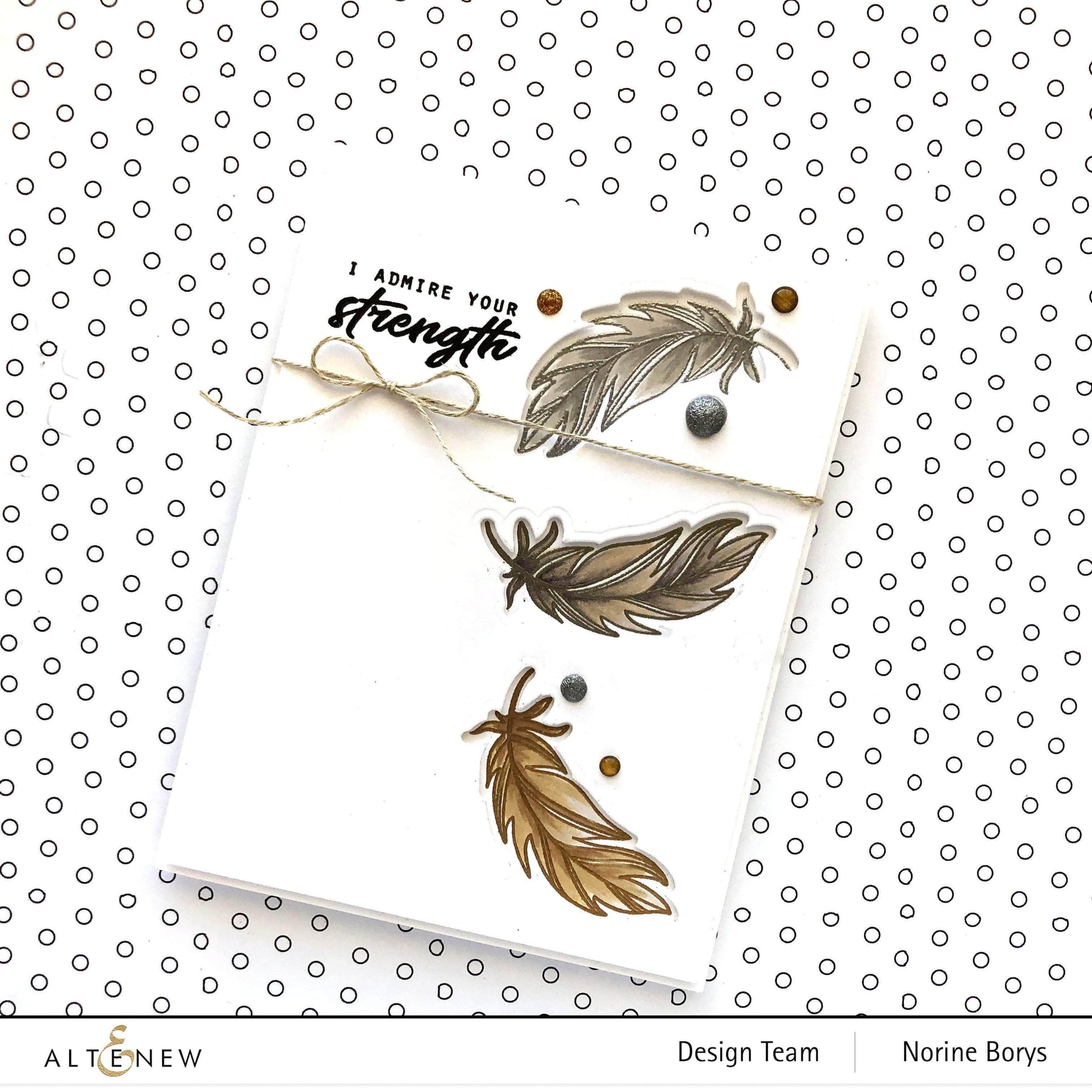 Strength Stamp Mini Delight: Strength Stamp & Die Set | Altenew