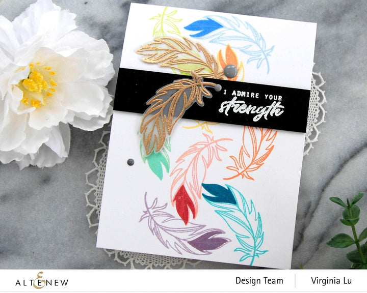 Altenew Mini Delight Mini Delight: Strength Stamp & Die Set