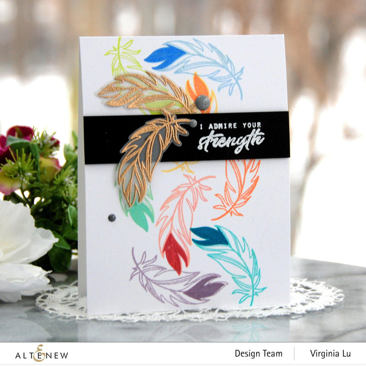 Altenew Mini Delight Mini Delight: Strength Stamp & Die Set