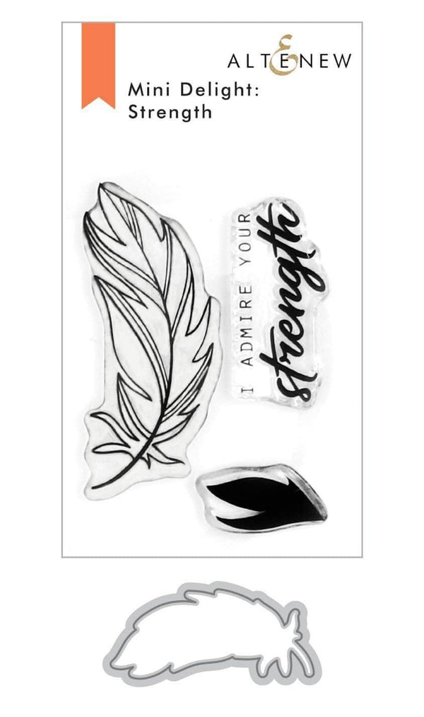 Altenew Mini Delight Mini Delight: Strength Stamp & Die Set