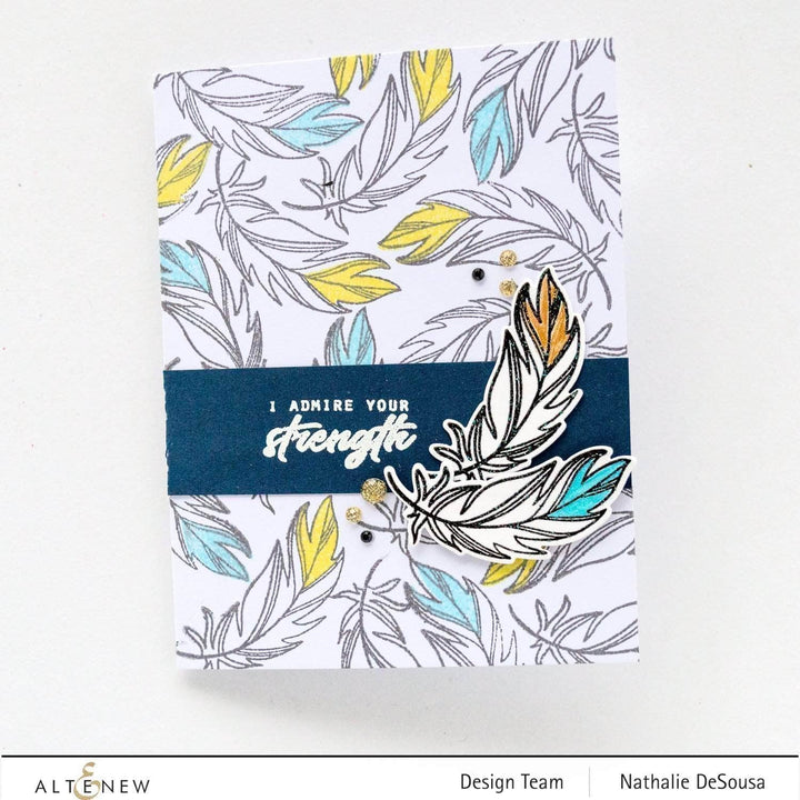 Altenew Mini Delight Mini Delight: Strength Stamp & Die Set