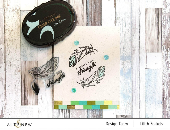 Altenew Mini Delight Mini Delight: Strength Stamp & Die Set